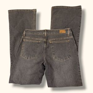 Mossimo Jeans Womens 11 Gray Bootcut Flared Stretch 5 Pocket Low Rise Denim